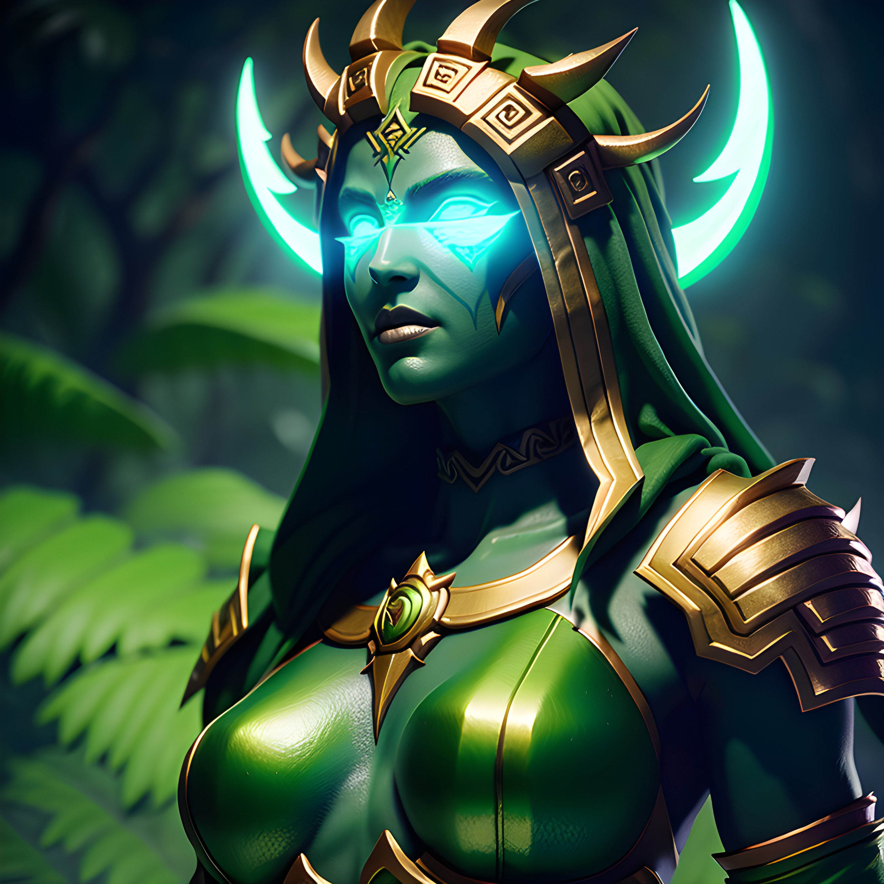 Cosplay 091 - Green Goddess