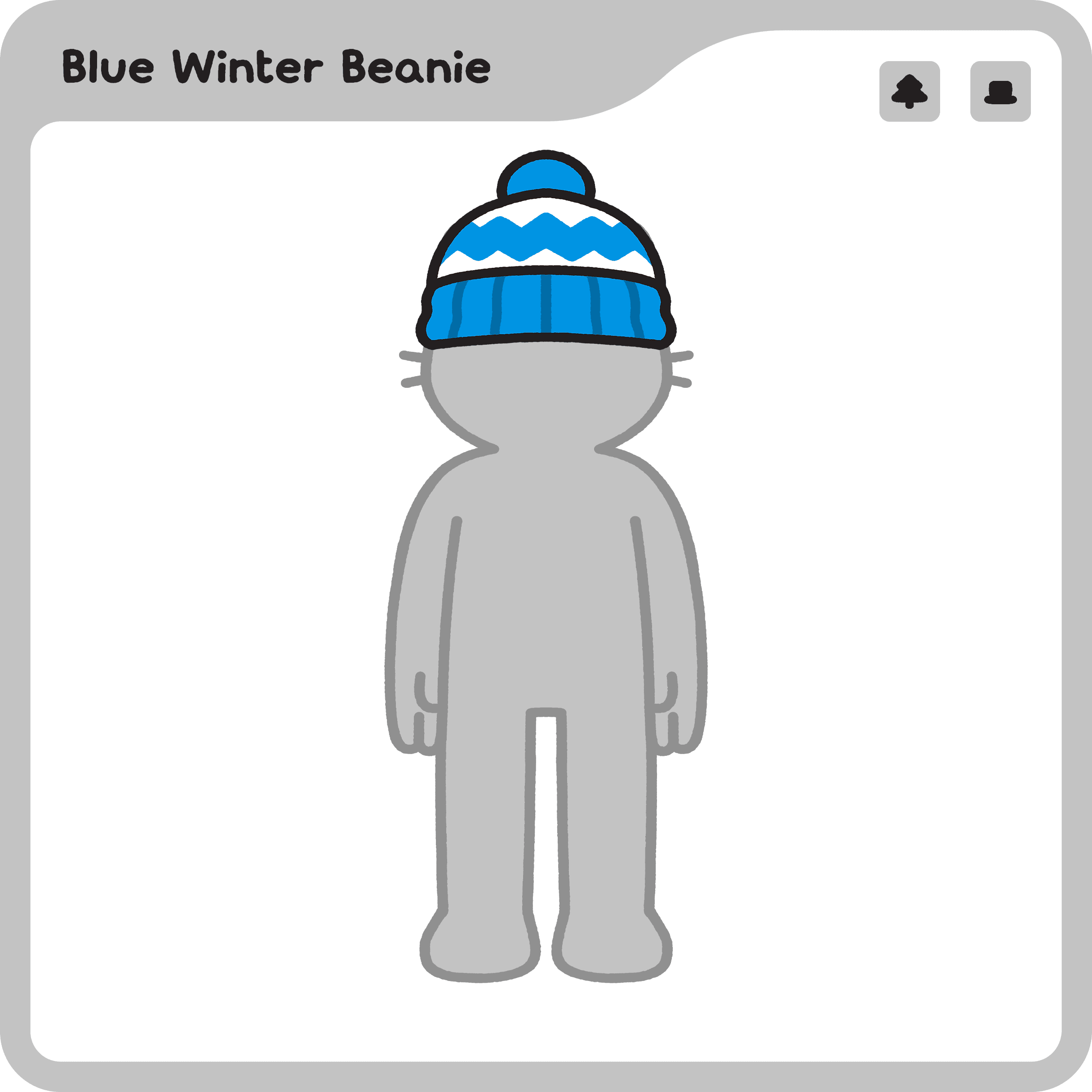 Blue Winter Beanie