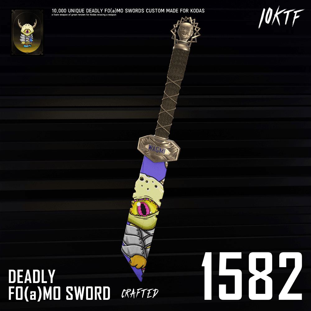 Koda Deadly FO(a)MO Sword #1582