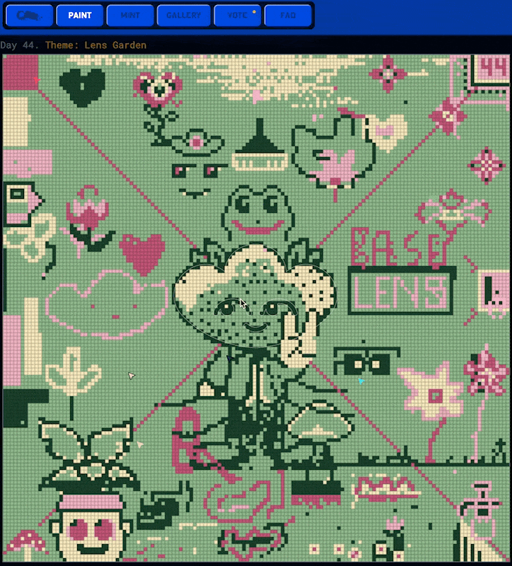 BasePaint Lens Garden