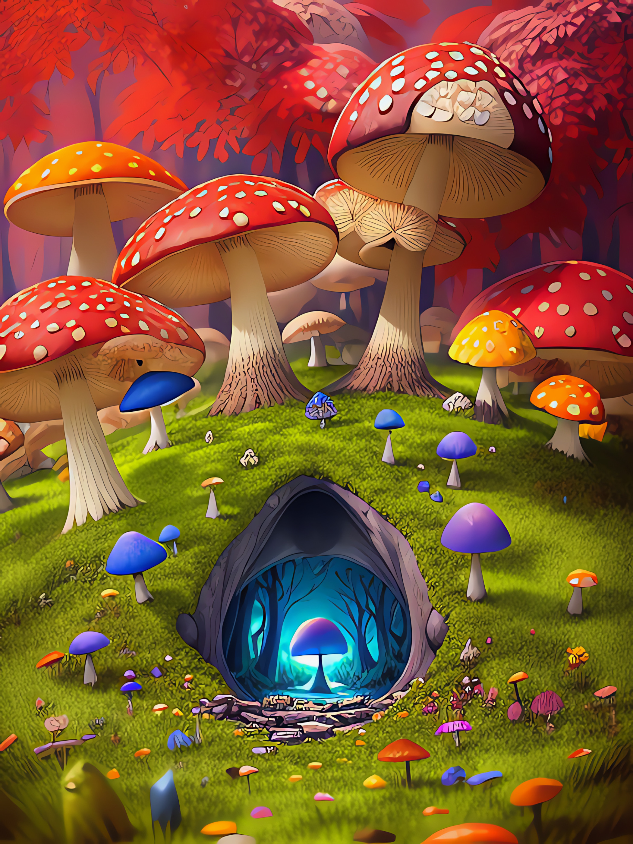 Mandelbrot Mushroom Kingdom: Into the Earth