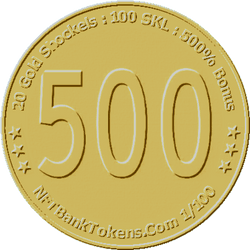 NFT Bank : 100 Regular SKL + 500% bonus collection image