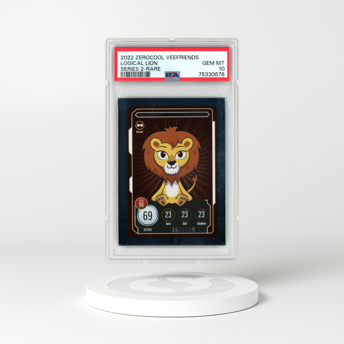 2022 Zerocool VeeFriends Logical Lion - Series 2 - Rare (PSA 10 GEM MINT)