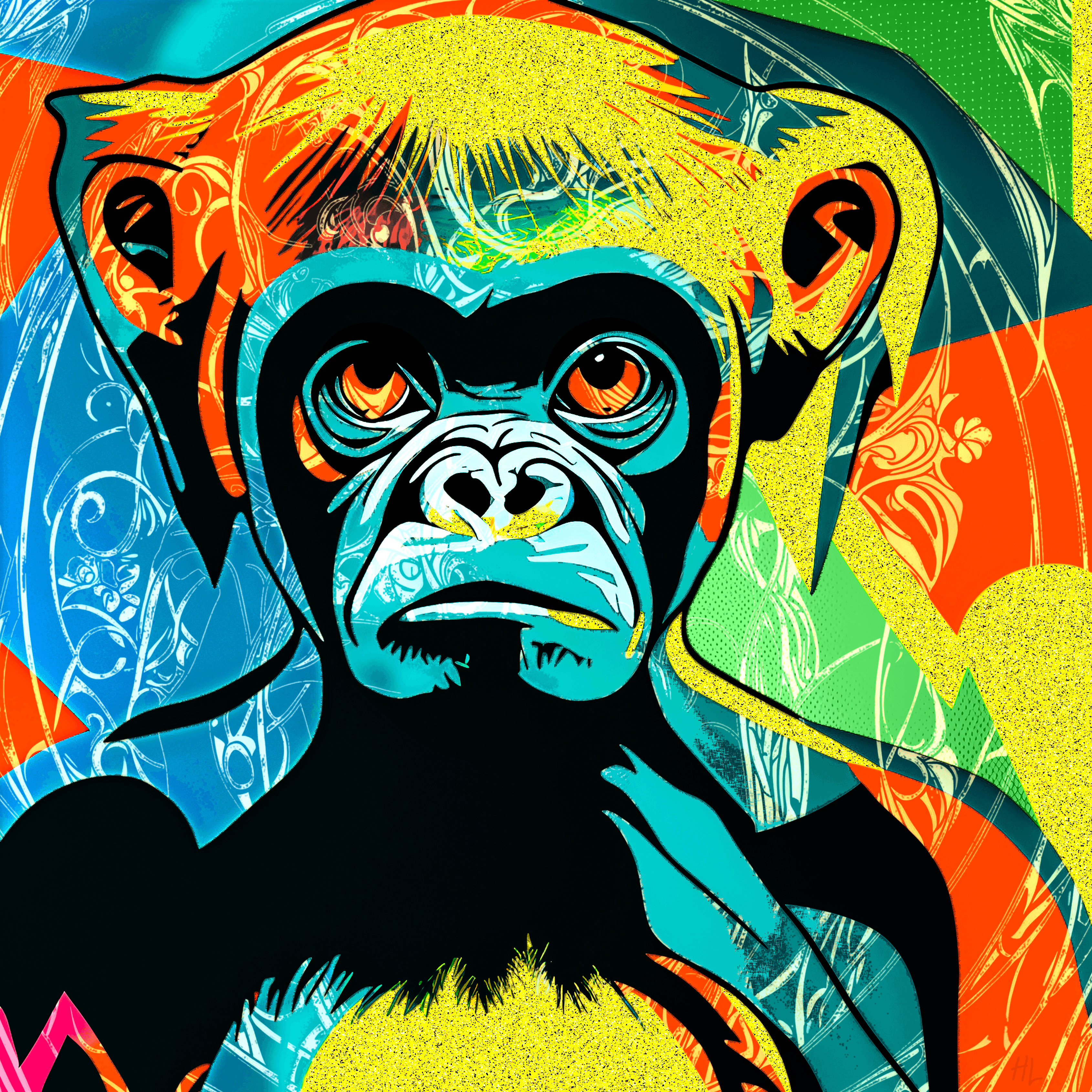 sad bonobo No 1