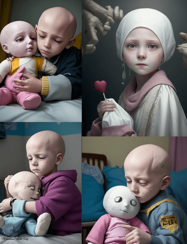 "Mehrak: An NFT Artwork for Supporting Pediatric Cancer Charity"