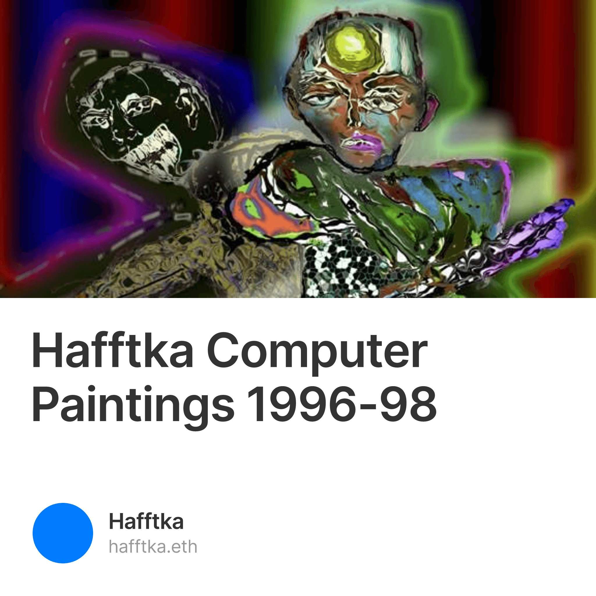 Hafftka Computer Paintings 1996-98 35/36