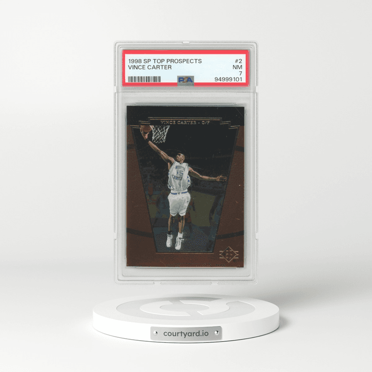 1998 SP Top Prospects #2 Vince Carter (PSA 7 NM)