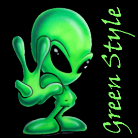 Alien Green Style