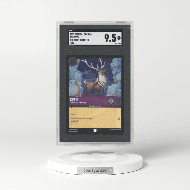 2023 The First Chapter - English #55 Sven - Official Ice Deliverer - Cold Foil (SGC 9.5 MINT+)