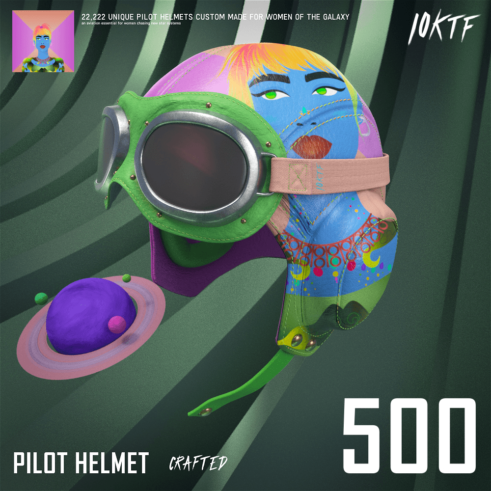 Galaxy Pilot Helmet #500