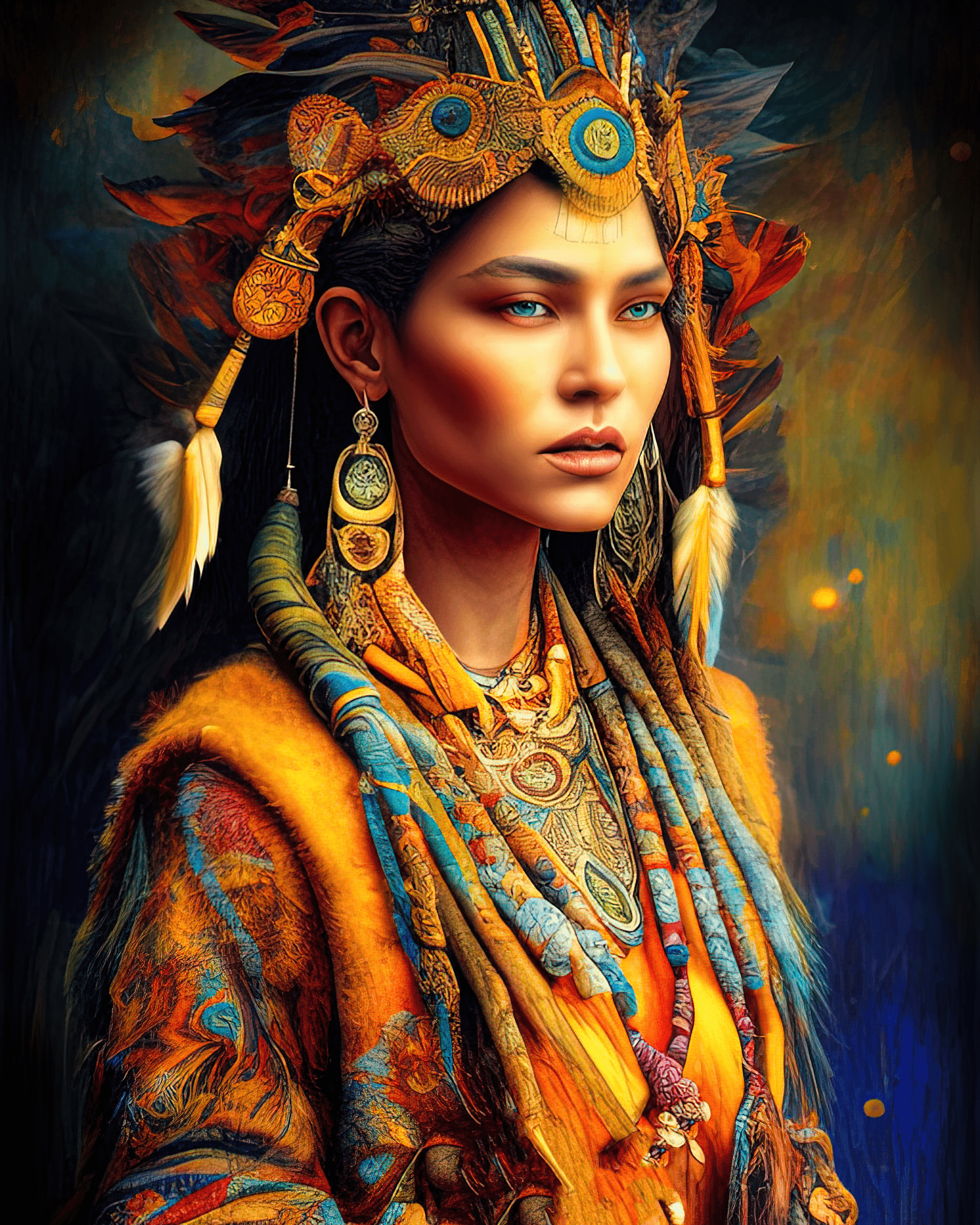 Young Shaman Woman - Altered Perception 04
