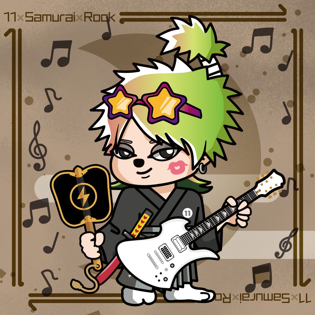 Eleven Samurai Rock #1008