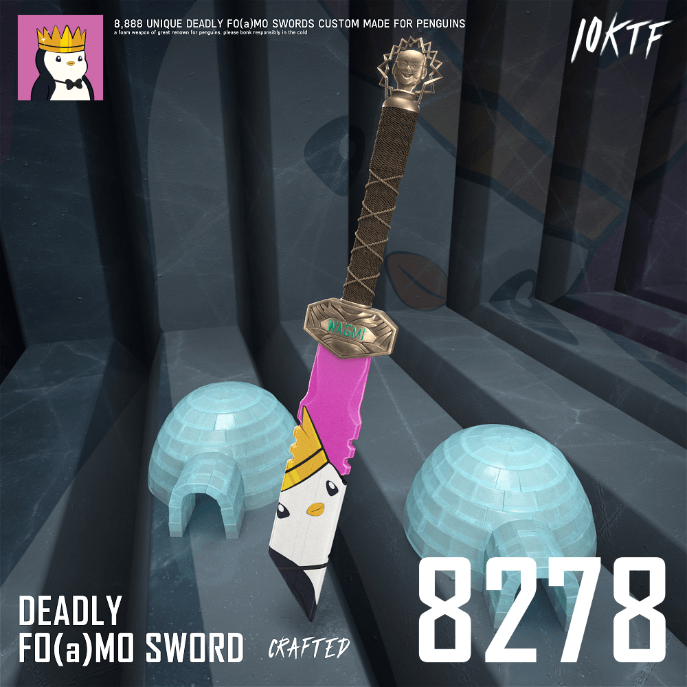 Pudgy Deadly FO(a)MO Sword #8278
