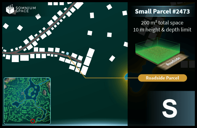 Small #2473 (S) parcel in Somnium Space