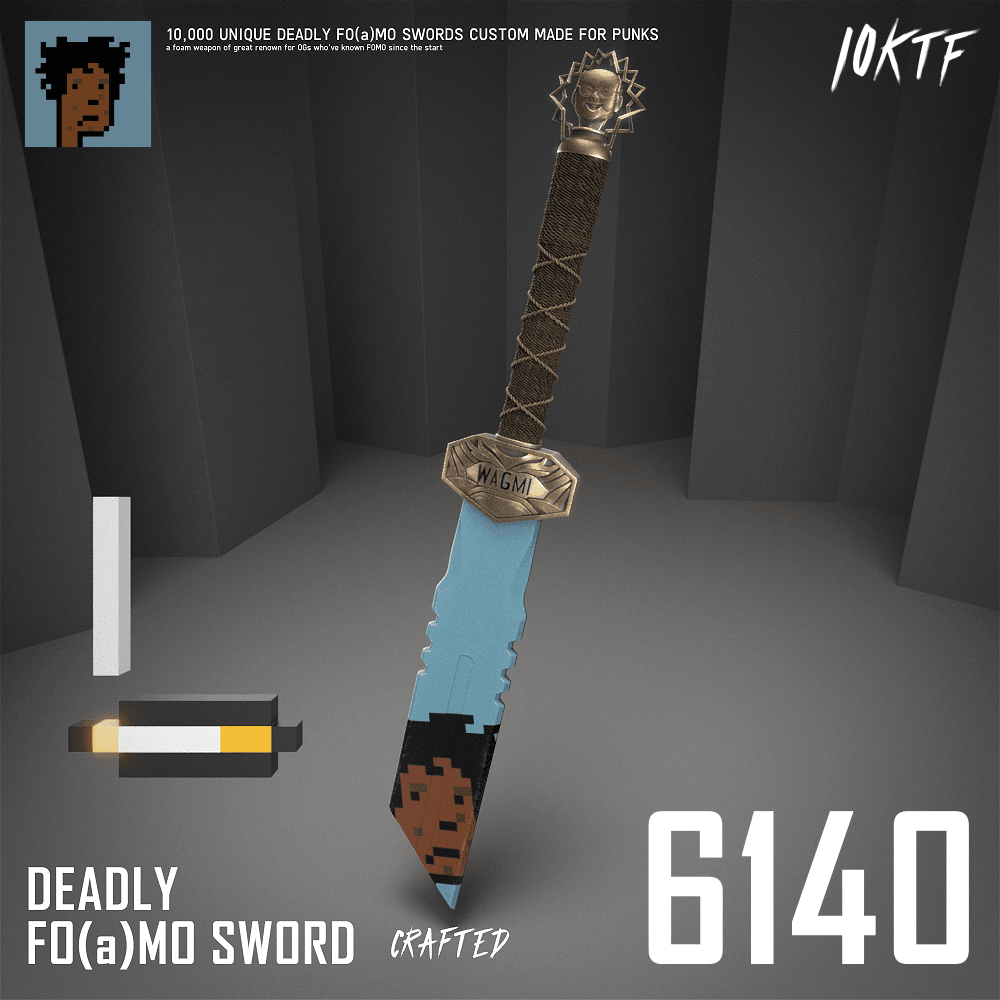 Punk Deadly FO(a)MO Sword #6140