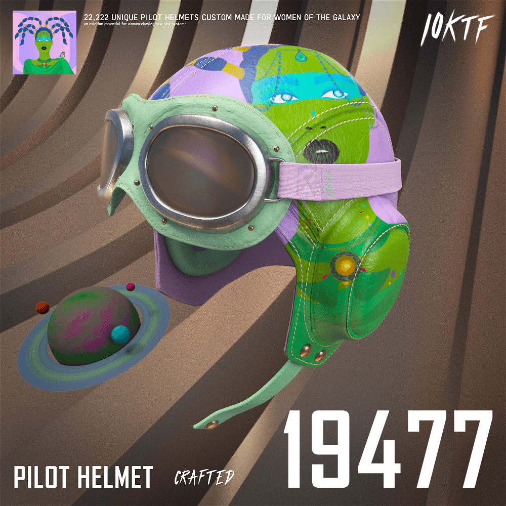 Galaxy Pilot Helmet #19477