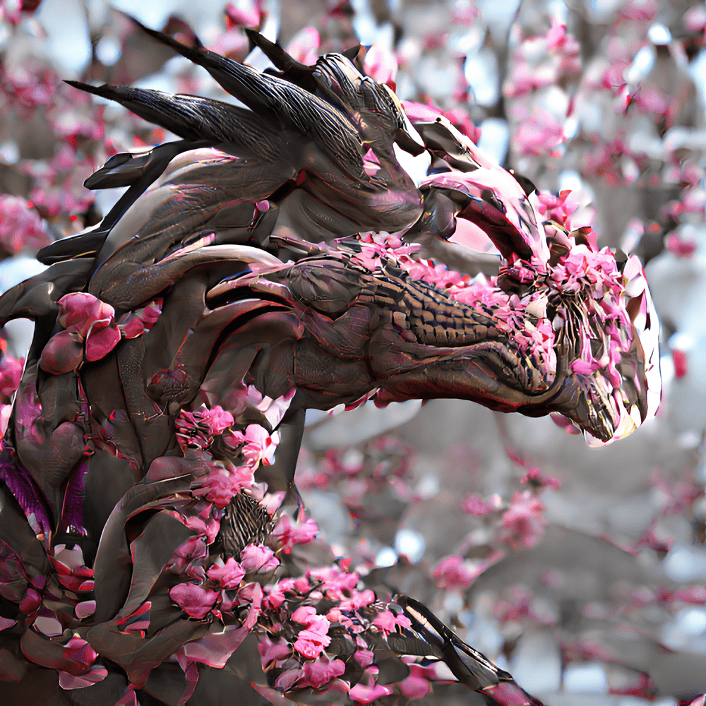 Elemental Dragon #4 - Wood Dragon - Elemental Dragons By Konom