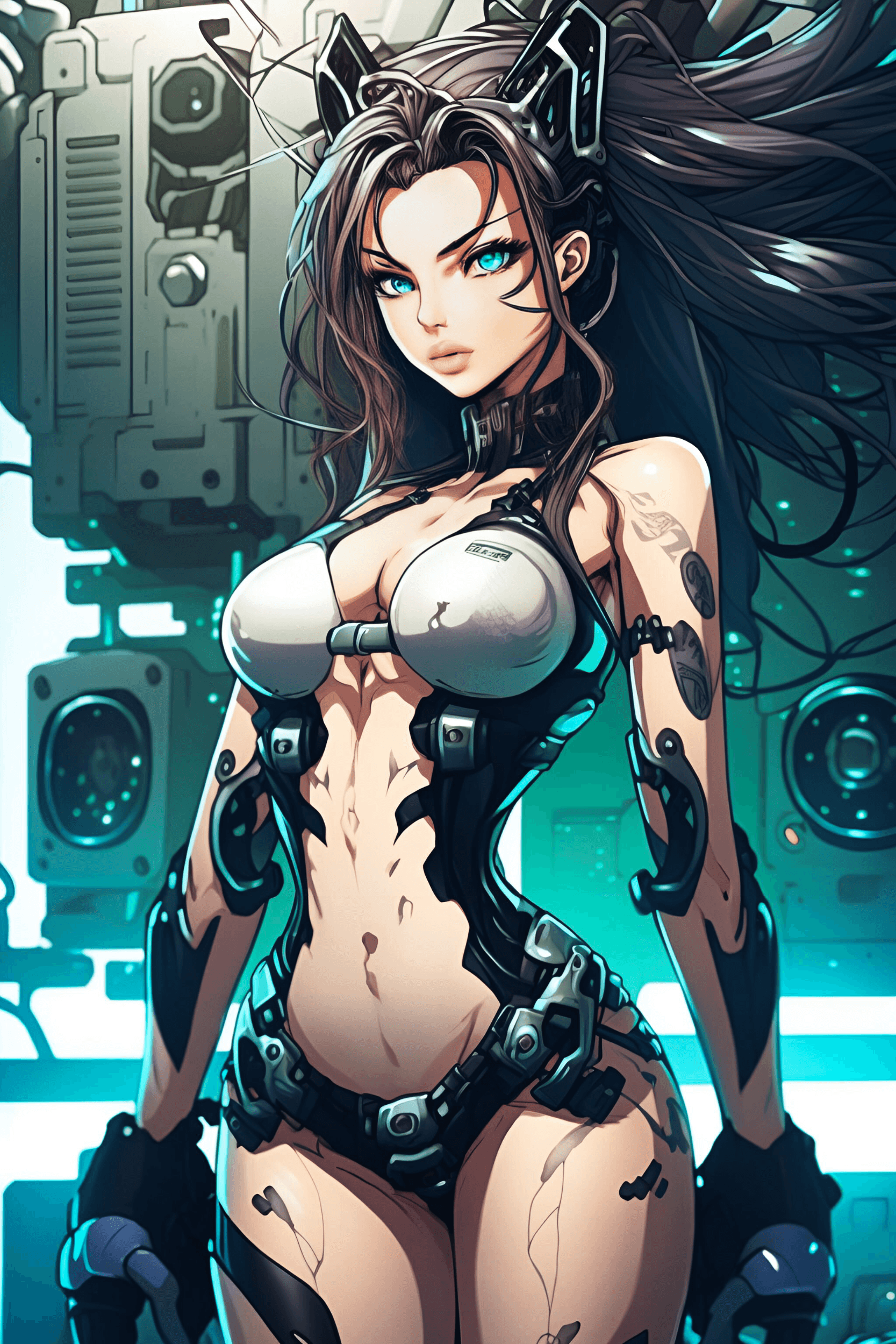 Cyberpunk Girl #185: NU-X-31 (AI)