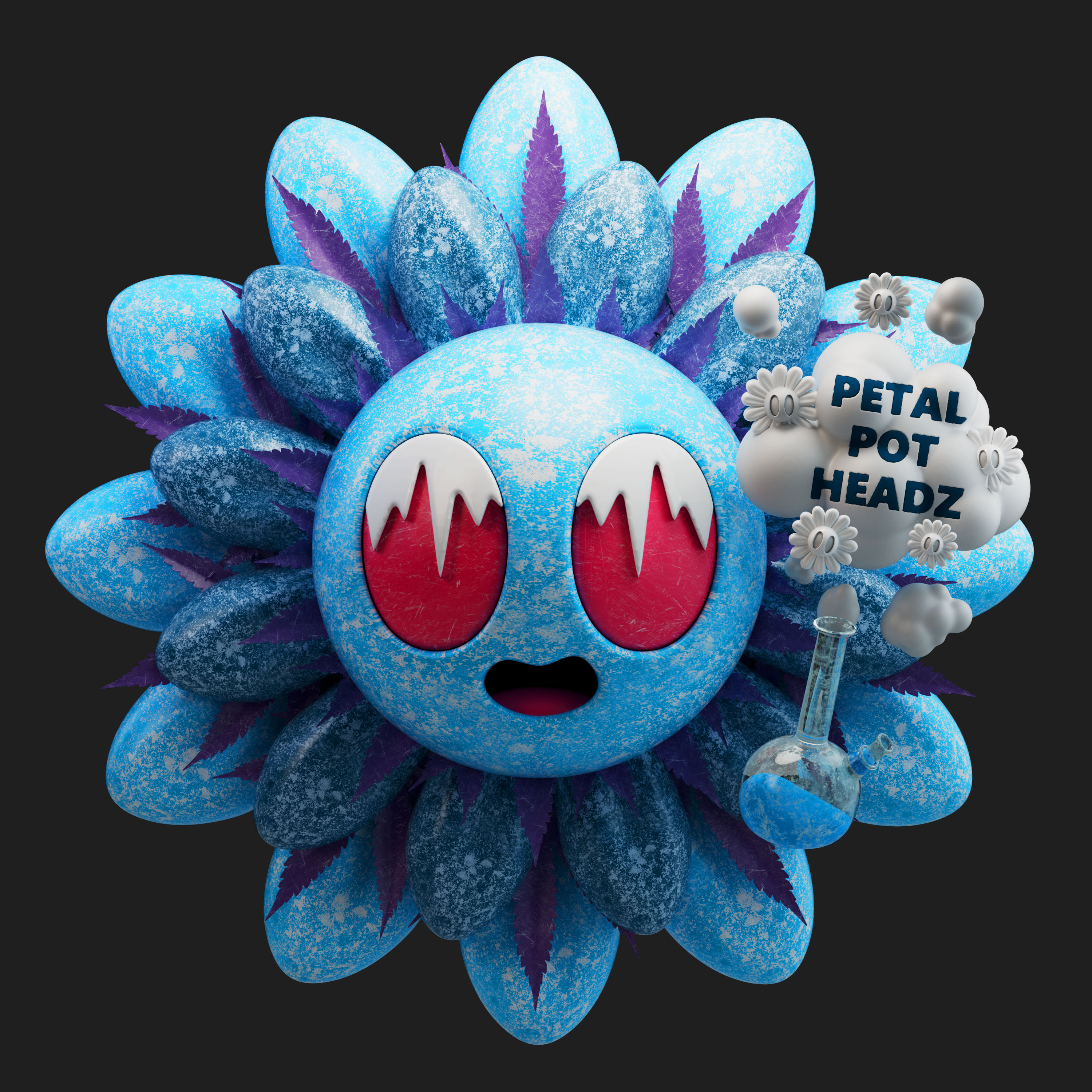 Petal Pot Headz - Icicles