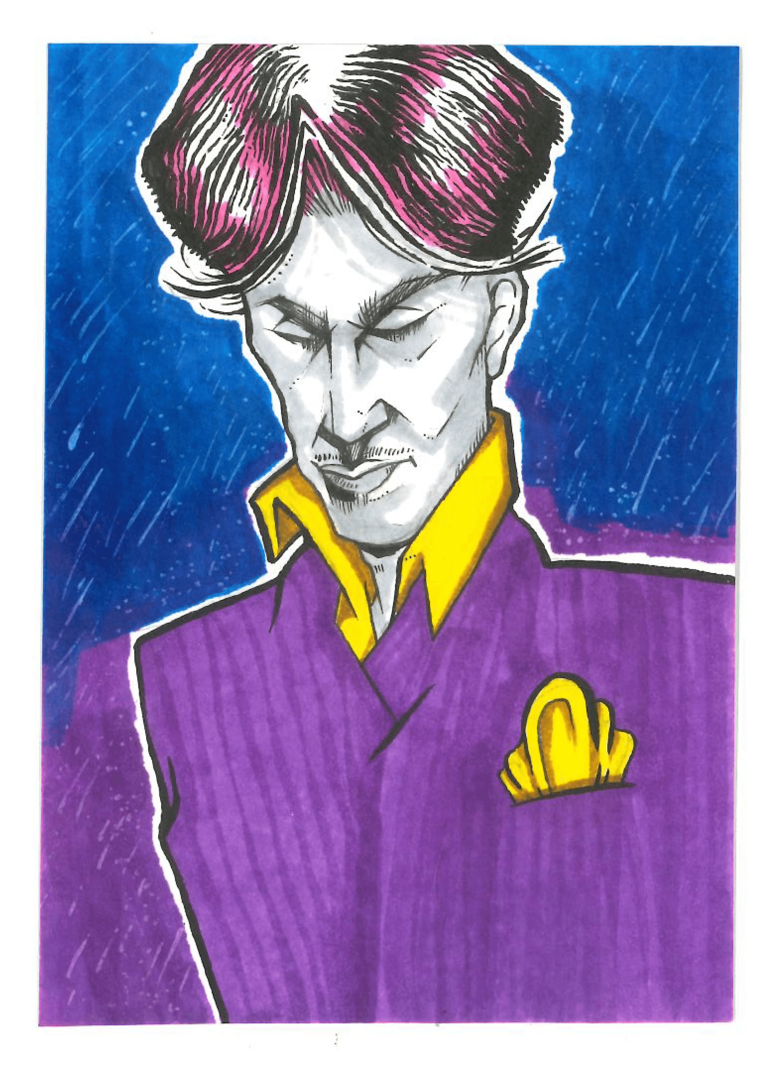 Prince sketch card