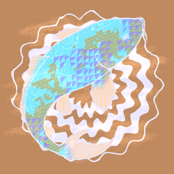 Generative patterns "NISHIKIGOI" #7583