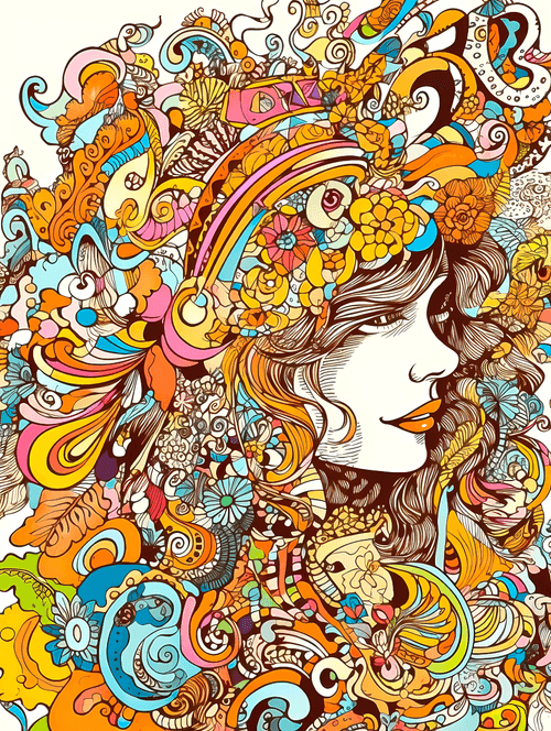 Doodle Hippies 70s