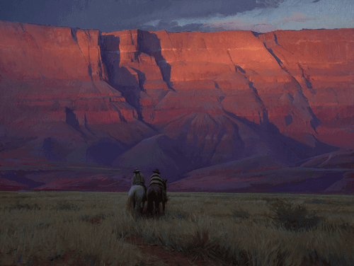 Riders Under Vermilion Cliffs