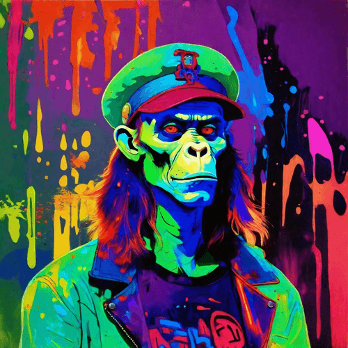 Mutant Ape in colors