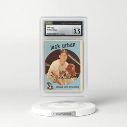 1959 Topps #18 Jack Urban (CSG 3.5 VG+)