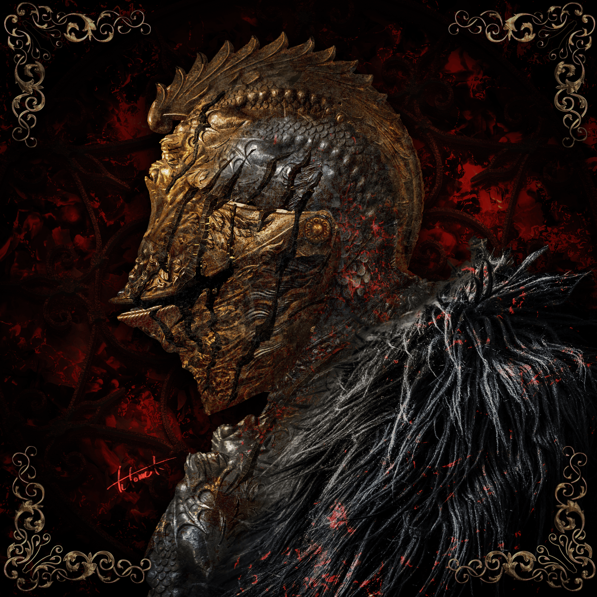 #013 The Black Knight of the Dragon Slayer /  Sir.Phane Ziel