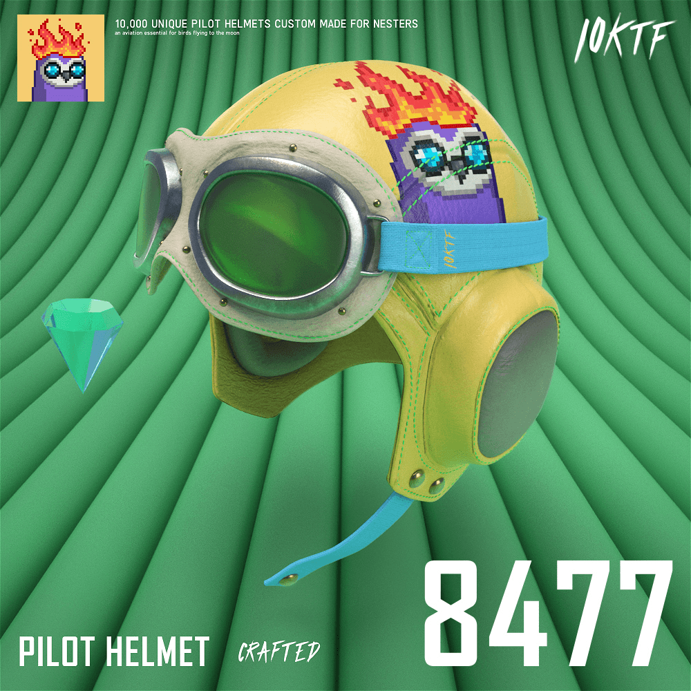 Moonbird Pilot Helmet #8477