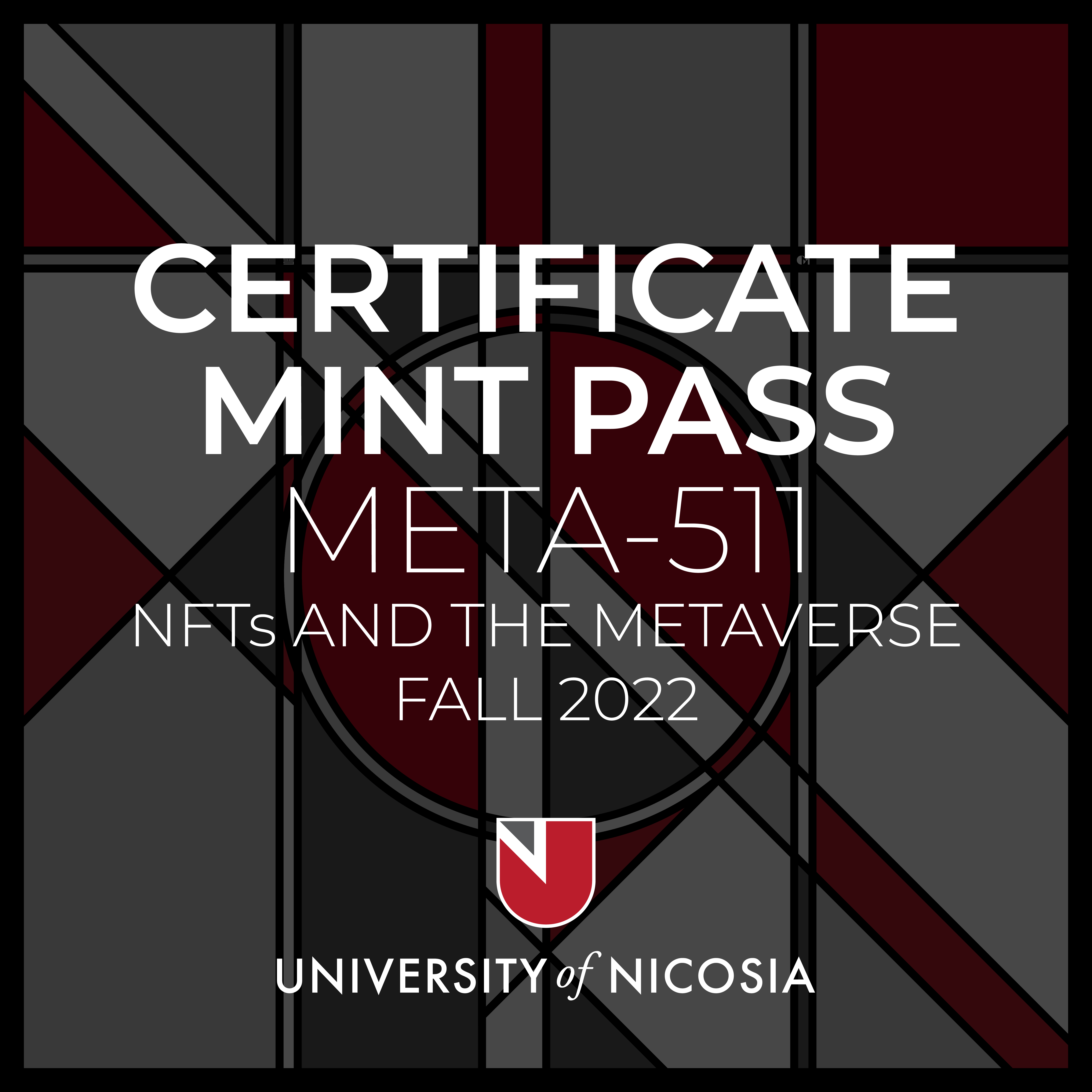 META-511 - Certificate Mint Pass - Fall 2022 #123/840