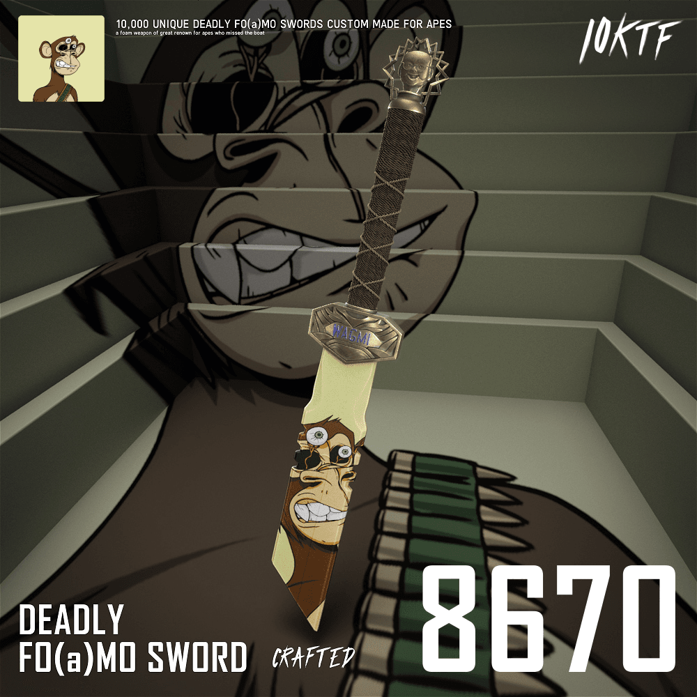 Ape Deadly FO(a)MO Sword #8670