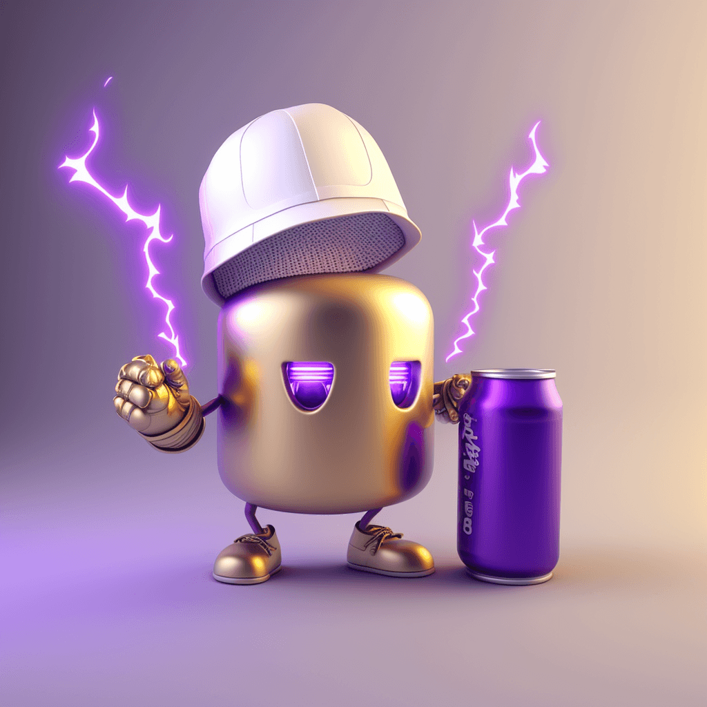 purple mili gold soda