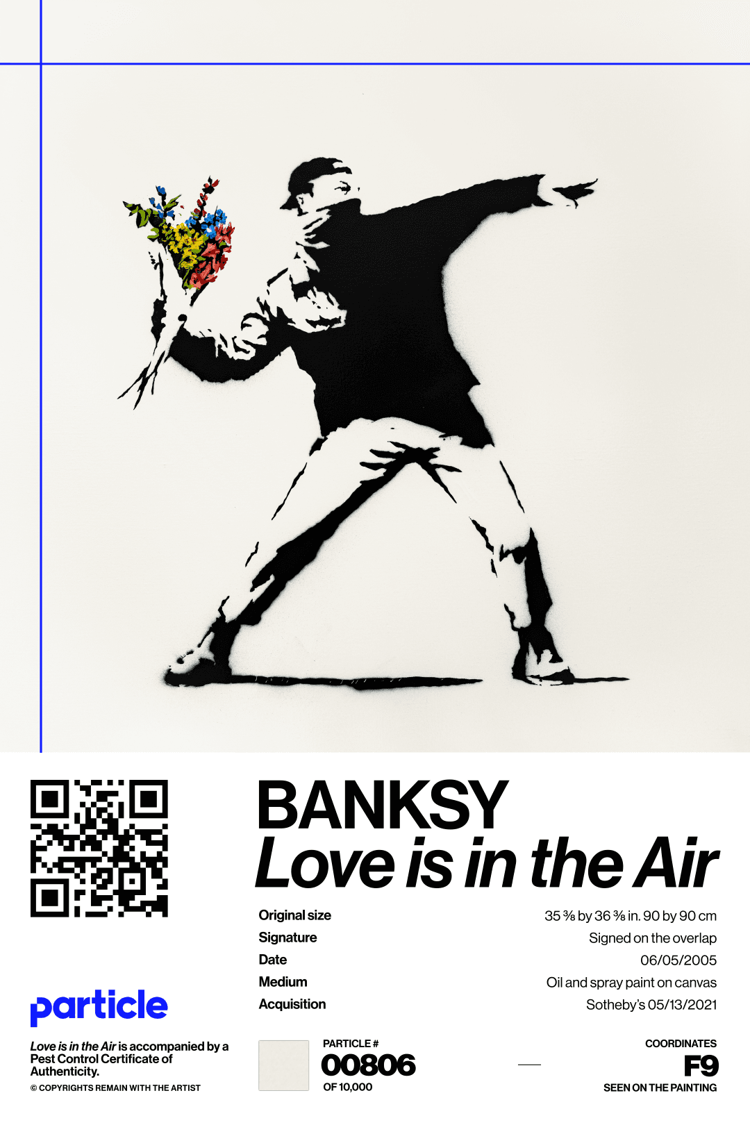 Banksy | Love Is In The Air #806