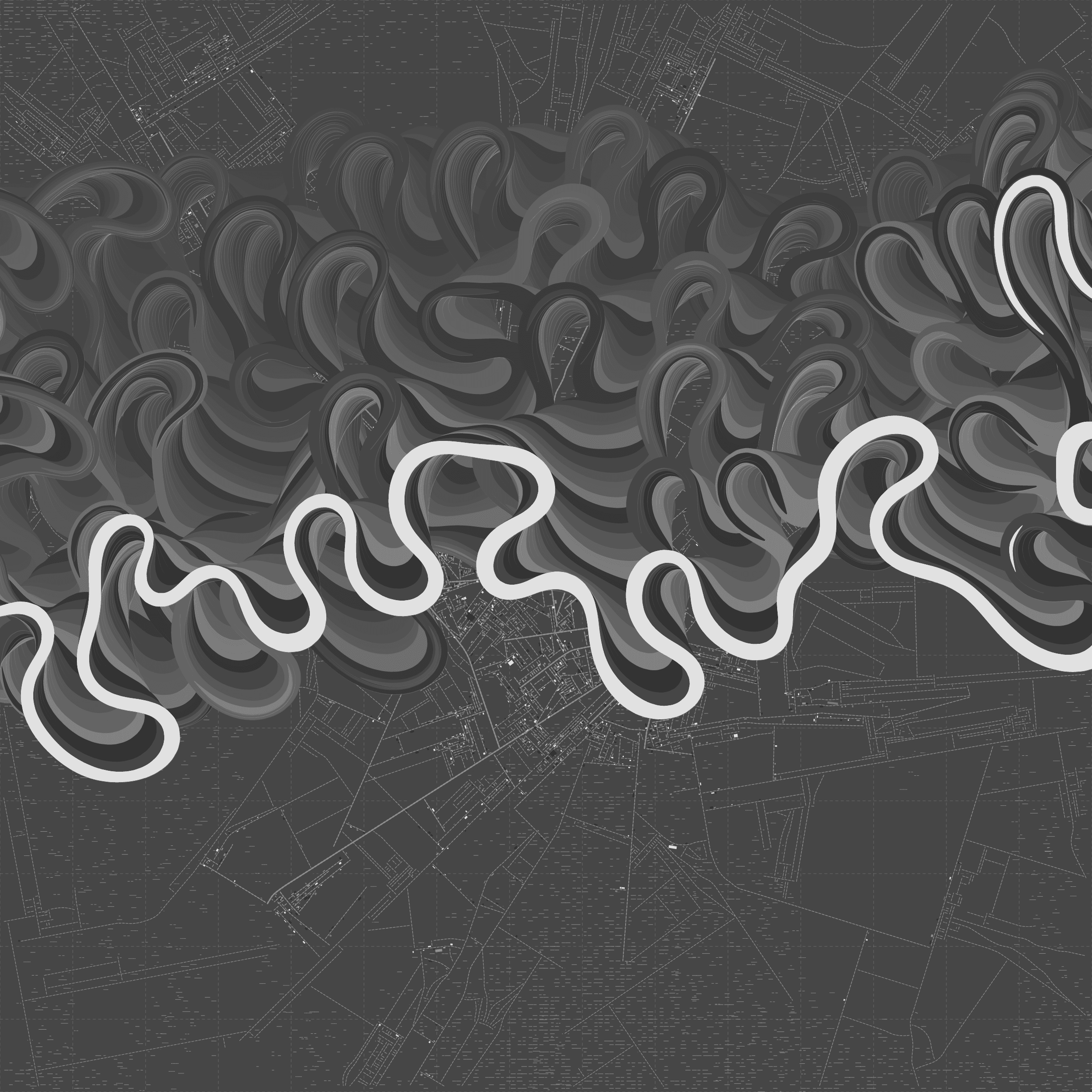 Ancient Courses of Fictional Rivers #856