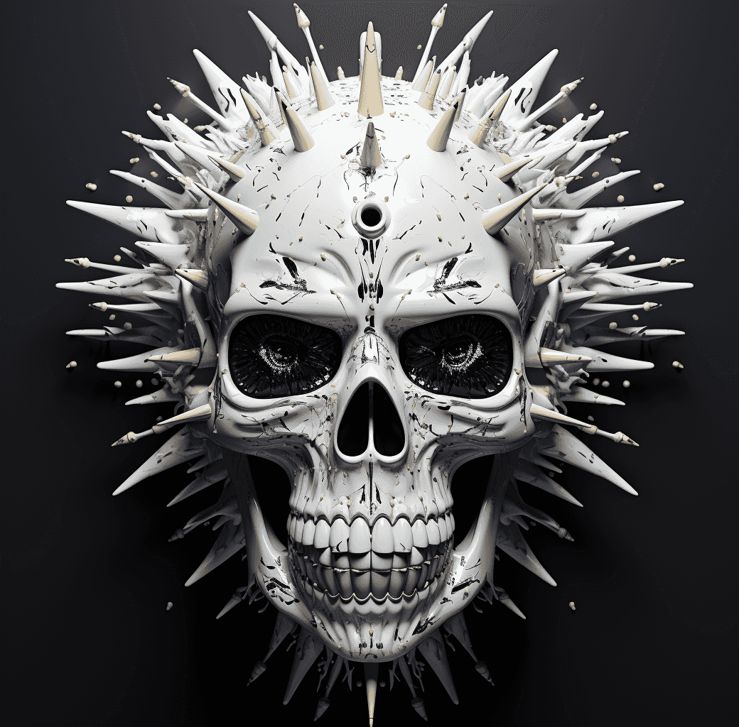 Spiked Skulls by SmokeSolid #35