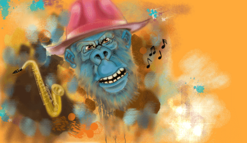 Monkey Jazz by HPArt_S