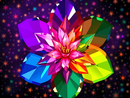 Abstract flowers 3D