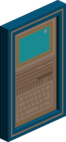 Old Computer Painting