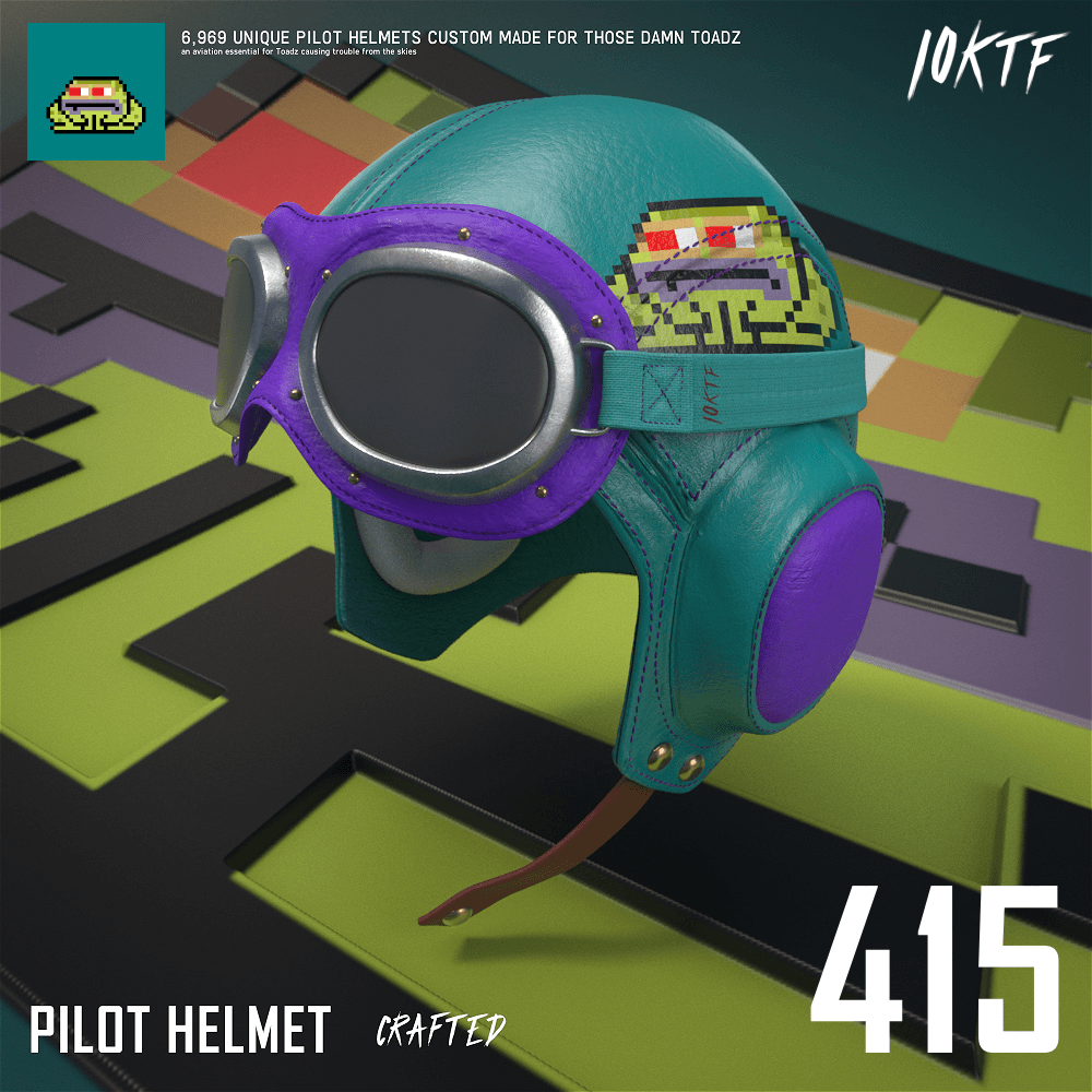 Toadz Pilot Helmet #415