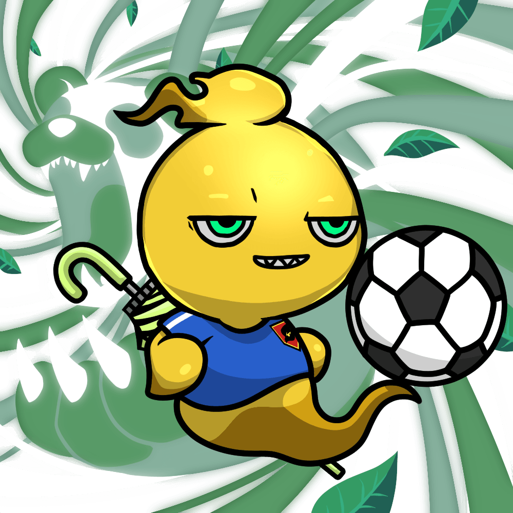 Mitama-Soccer player-Gold #10703