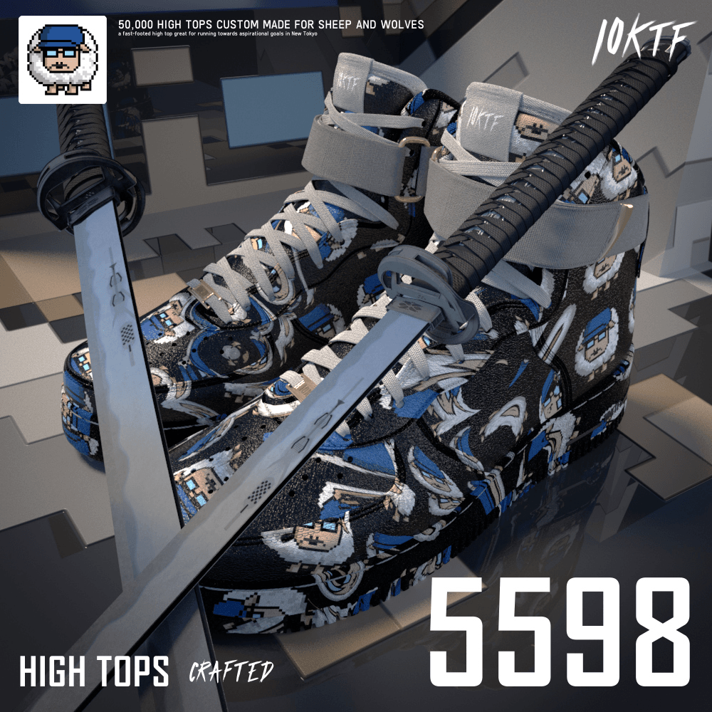 Wolf High Tops #5598