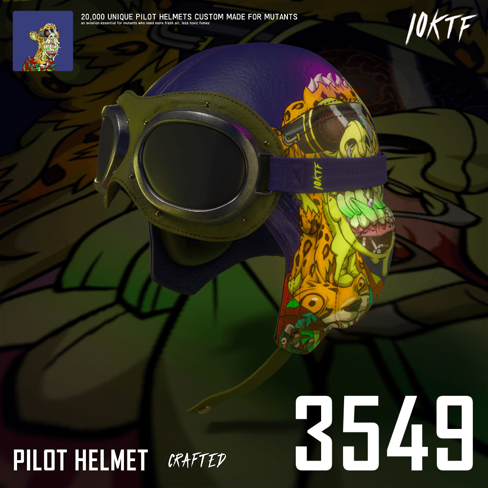 Mutant Pilot Helmet #3549