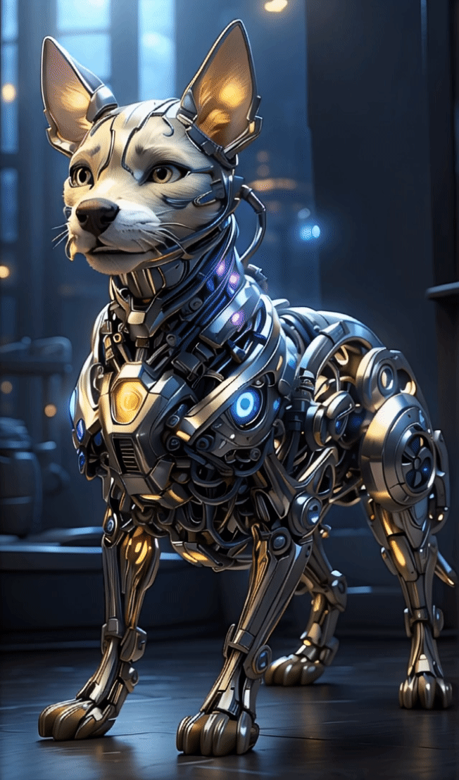 Animated Cyborg Dog NFT #1