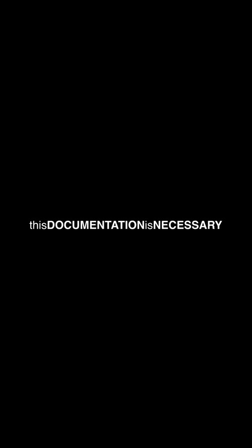 thisDOCUMENTATIONisNECESSARY