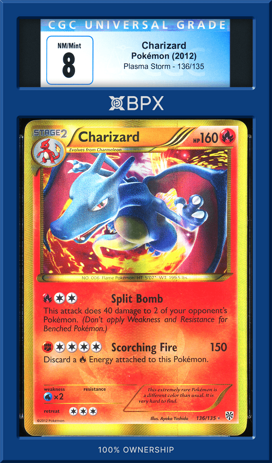 2012 Pokémon Charizard - CGC 8