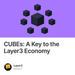 CUBEs: A Key to the Layer3 Economy collection image