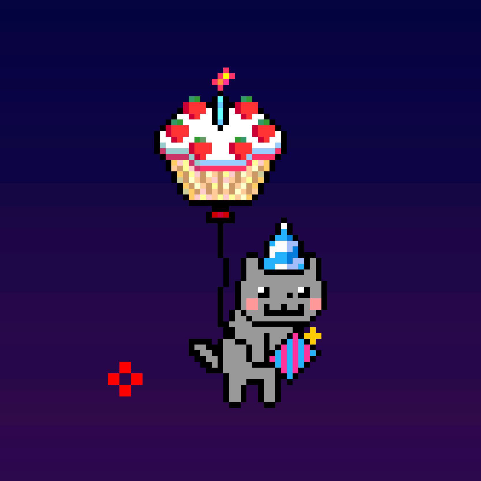 Birthday Nyan Balloon