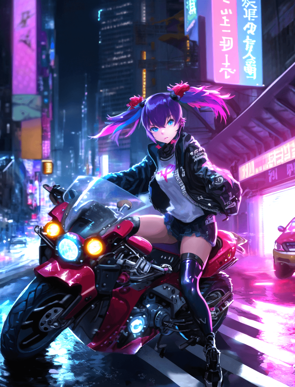 Connector Yumi - Cyberpunk Girl